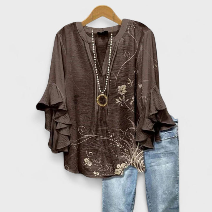 Elara | Day Blouse with Lightweight Fabric
