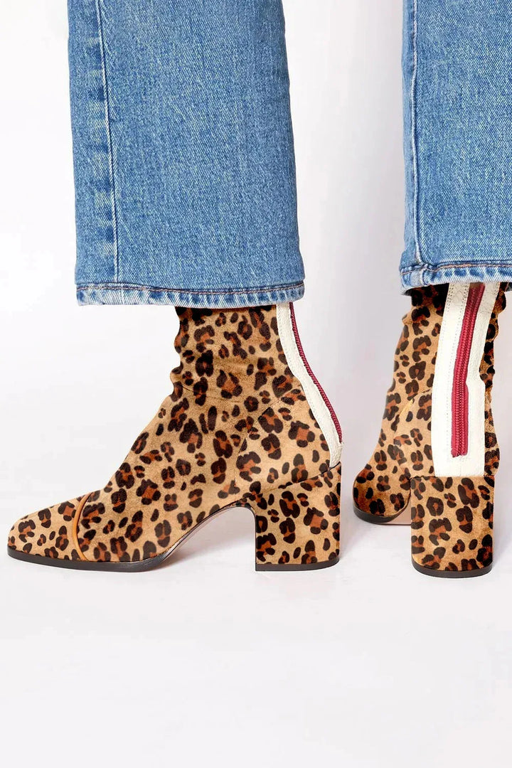 Scarlett | Square toe heeled boots