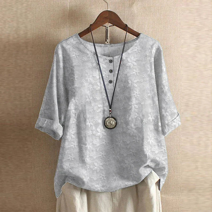 Rosalie | Retro-Inspired Blouse with Button Details