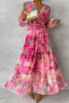 Arlette | Women's Floral Dress with Handmade Design and Classic Style