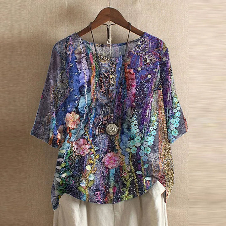 Rosalie | Retro-Inspired Blouse with Button Details
