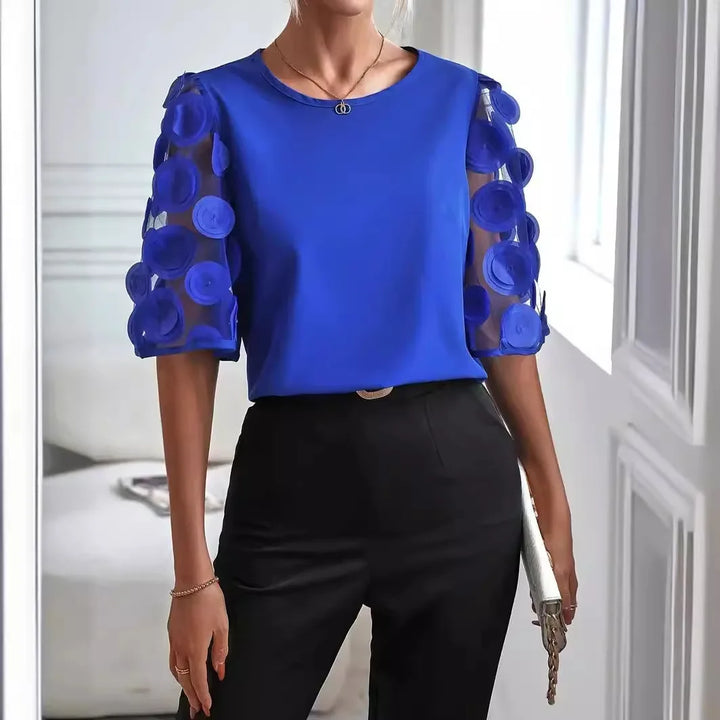 Briar | Long-Sleeve Blouse with Button Detail