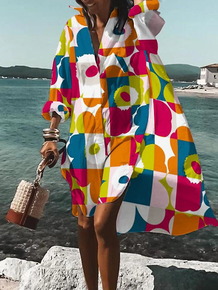 Mary | Summer Midi Shirt Dress