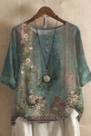 Rosalie | Retro-Inspired Blouse with Button Details