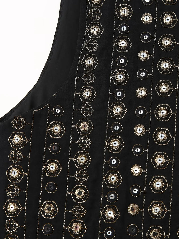 Celestia | Bohemian Sequin-Patterned Vest