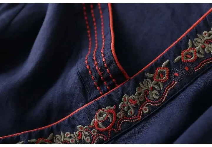 Solea | Patterned Blouse with Relaxed Fit