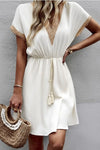 Lucinda | Women's Casual Boho Dress with V Neck and Flowy Design