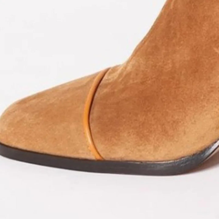 Scarlett | Square toe heeled boots