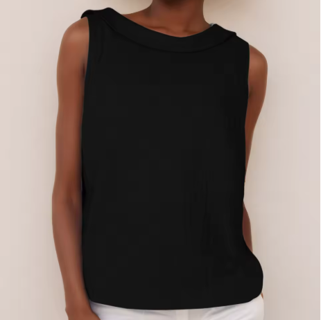 Emberlyn | Roll-Collar Top – unique and memorable