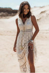 Ivette | Women's Bohemian-Style Dress with Flowing Skirt and Adjustable Straps