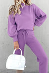 Quinn | Women's Set with Mock Neck and Drawstring