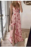 Odessa | Women's Floral Dress with Short Sleeves and A-Line Skirt