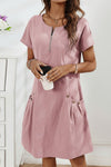 Bennett | Women's Summer Dress with Button Details and A-Line Silhouette