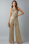 Amara | Women's Sequin Wide Leg Jumpsuit