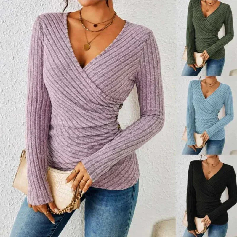 Kaia | Long Sleeve Top with Tummy Control and Stretch Fabric