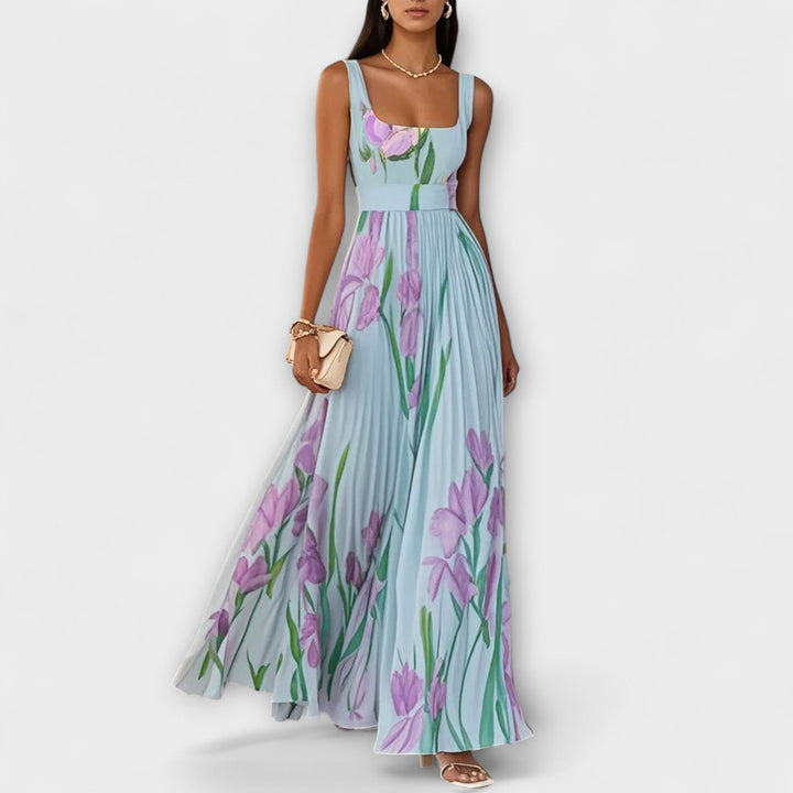Versatile Floral Chiffon Prom Dress for Any Event
