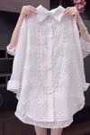 Merritt | Floral Shirt with Dropped Shoulders