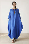 Arden | Women's Oversized Boho Maxi Dress with 3/4 Sleeves