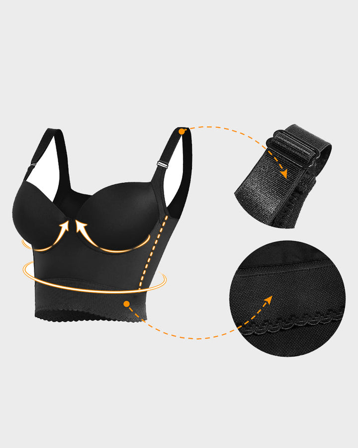 ContourFit | Built-In Shapewear Longline Push-Up Bra