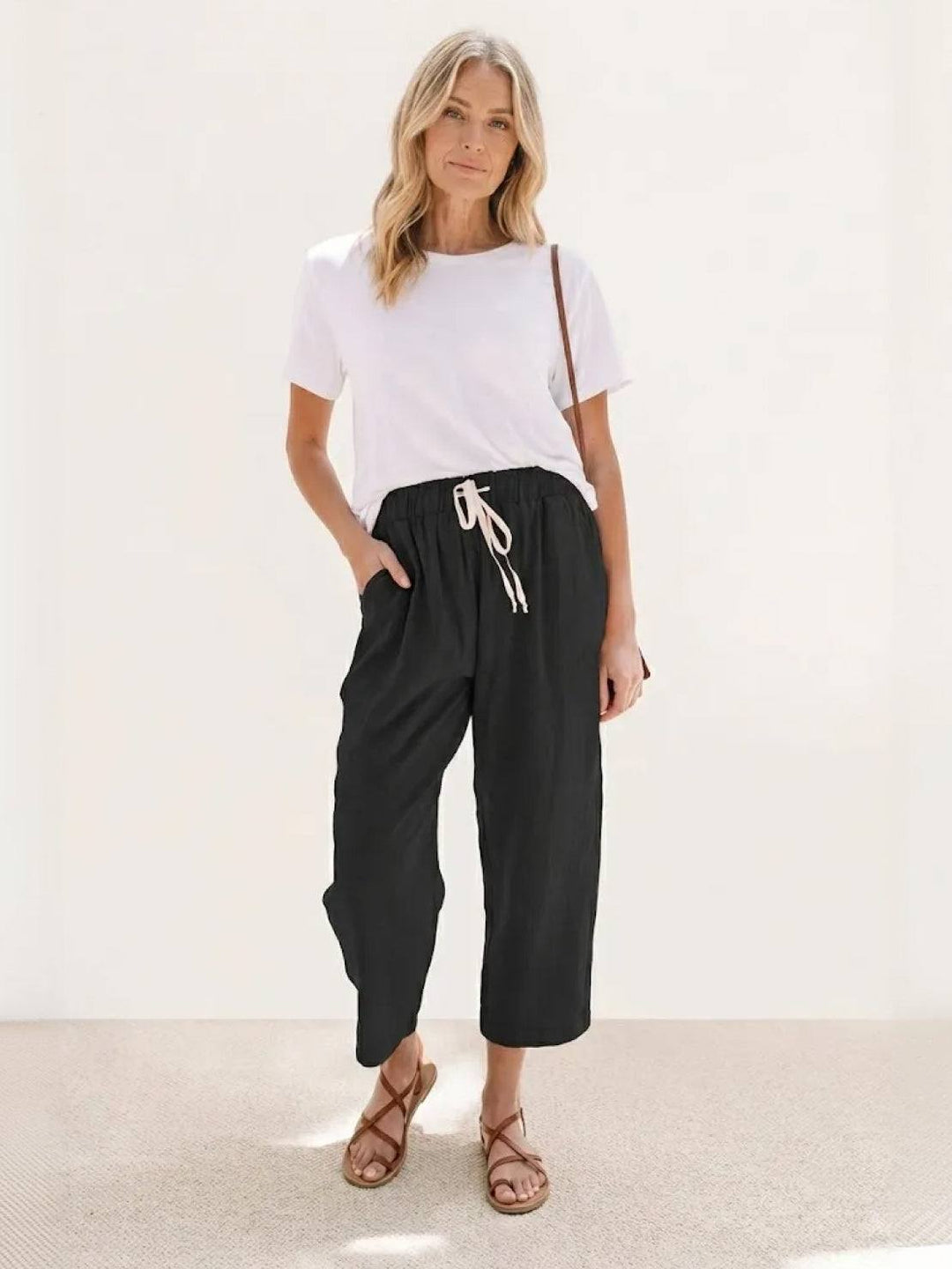 Phoenix | Drawstring Straight-Leg Trousers with Adjustable Waist and Versatile Fit