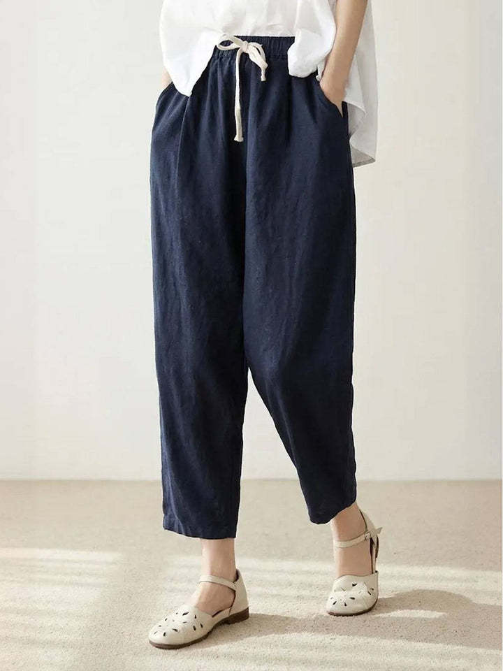 Phoenix | Drawstring Straight-Leg Trousers with Adjustable Waist and Versatile Fit
