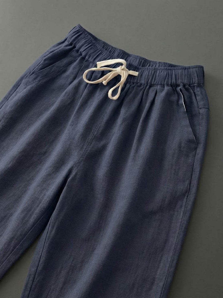Phoenix | Drawstring Straight-Leg Trousers with Adjustable Waist and Versatile Fit