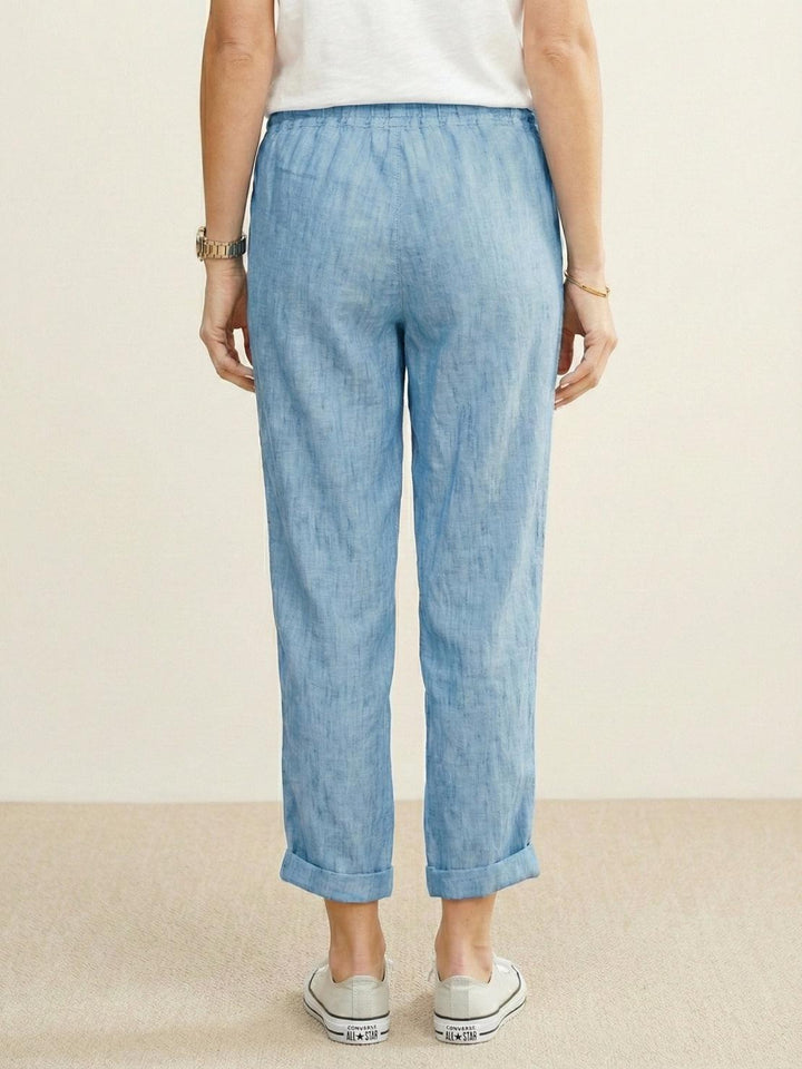 Phoenix | Drawstring Straight-Leg Trousers with Adjustable Waist and Versatile Fit