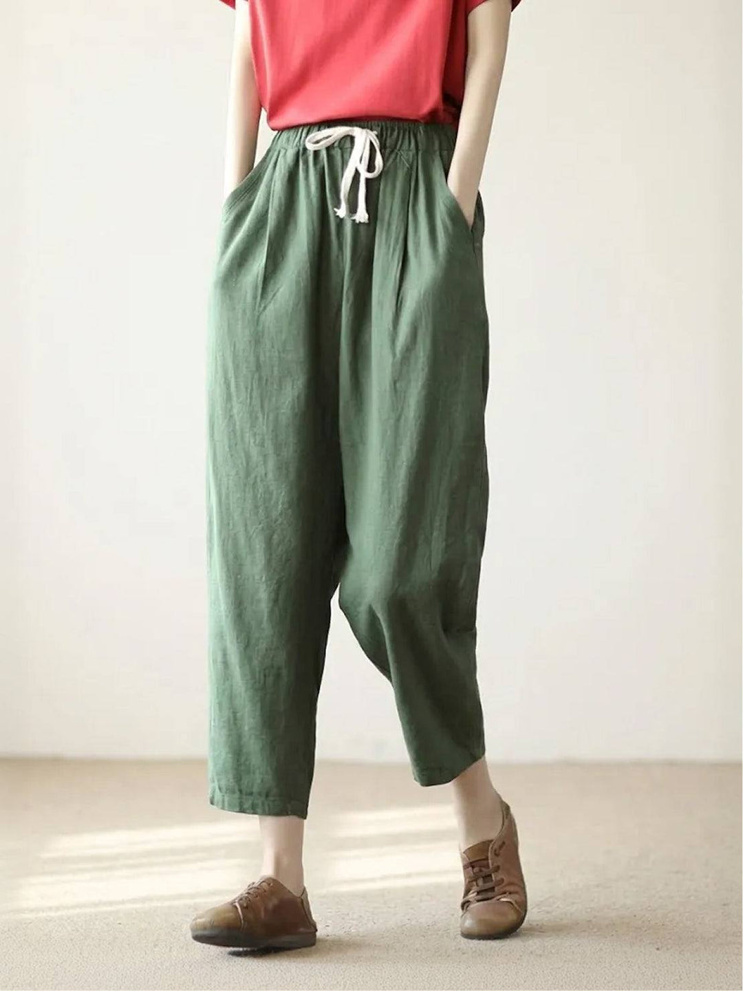 Phoenix | Drawstring Straight-Leg Trousers with Adjustable Waist and Versatile Fit