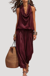 Brielle | Women's Cowl Neck Sleeveless Coordinated Set