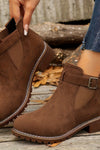 Brynn | Women's Buckle Ankle Boot with Block Heel
