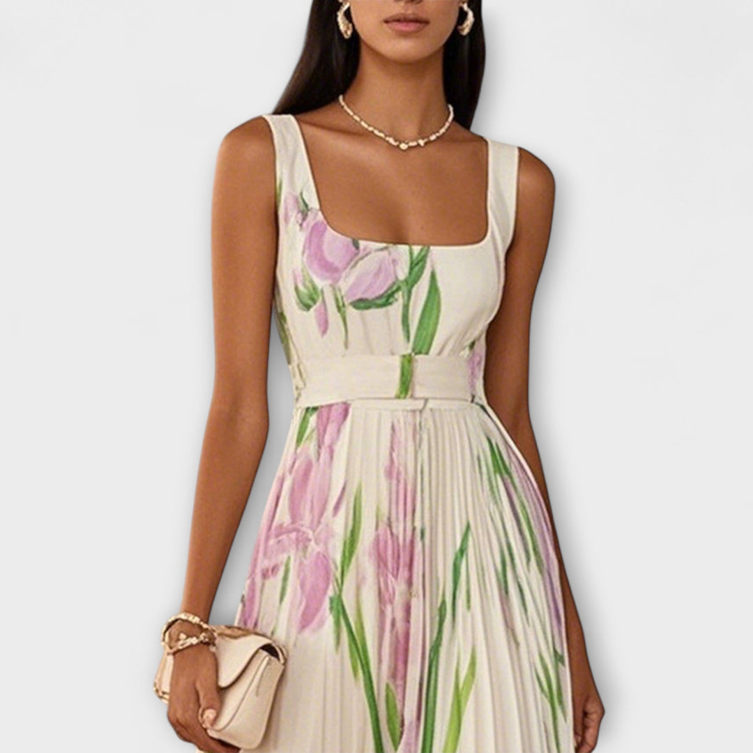 Versatile Floral Chiffon Prom Dress for Any Event