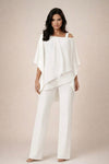 Celeste | Women's Off Shoulder Top Wide Leg Pants Set