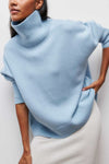 Cloudless Sky Turtleneck Oversized Sweater