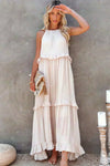 Lillian | Women's Sleeveless Dress with Ruffles and Flowy Design
