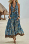 Sabrina | Women's Maxi Dress with Zipper and Pockets