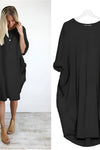 Gina™ | Elegant Pocket Dress