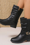 Blithe | Women's Mid-Calf Buckle Boots