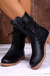 Darla | Women's Lace-Up Combat Ankle Boot