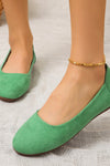 Delia | Women's Square Toe Slip-On Ballet Flats