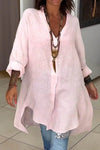 Dovima | Women's Oversized Button Down Long Sleeve Tunic