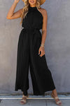 Vivienne | Women's Jumpsuit with Halter Neck and Belt