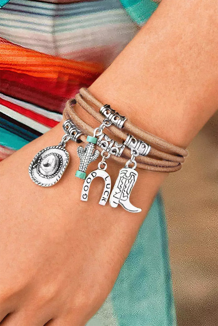 Sereno | Multi-Layer Good Luck Cactus Bracelet