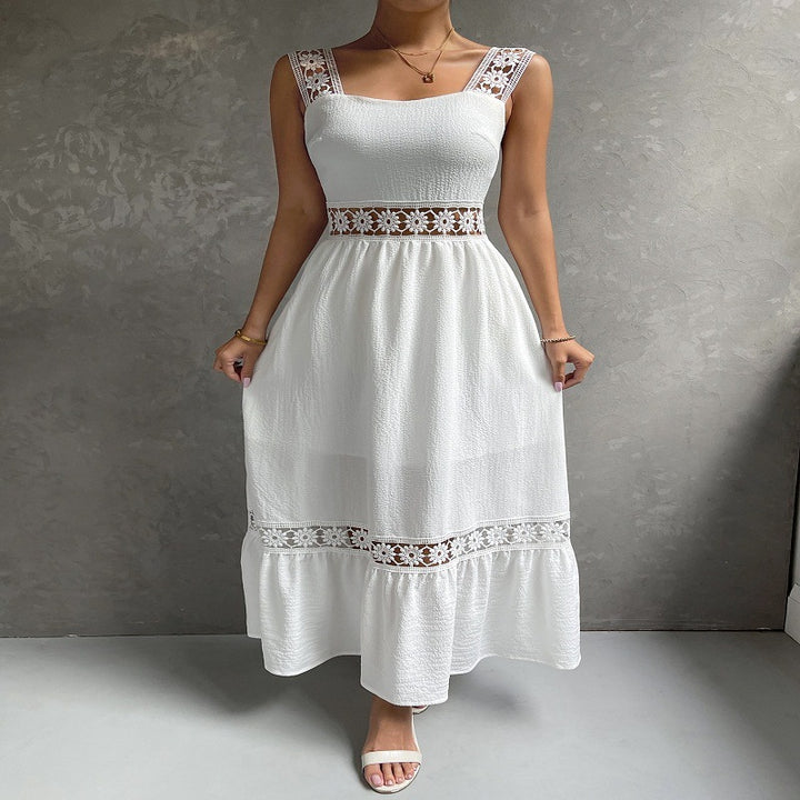 Thalia | Women’s Maxi Dress with Lace and Straps