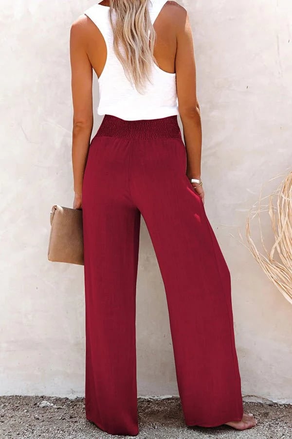 Rosalie | High-Waisted Trousers with Stretch Fabric and Tailored Fit