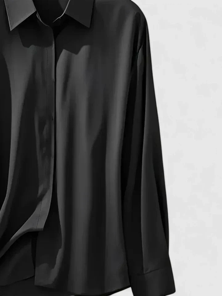 Maren | Button Down Shirt with Concealed Placket