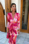 Anastasia | Women's Wedding Guest Wrap Maxi Dress Evening