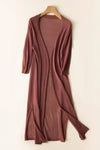 Fiorella | Women's Long Open Front Cardigan