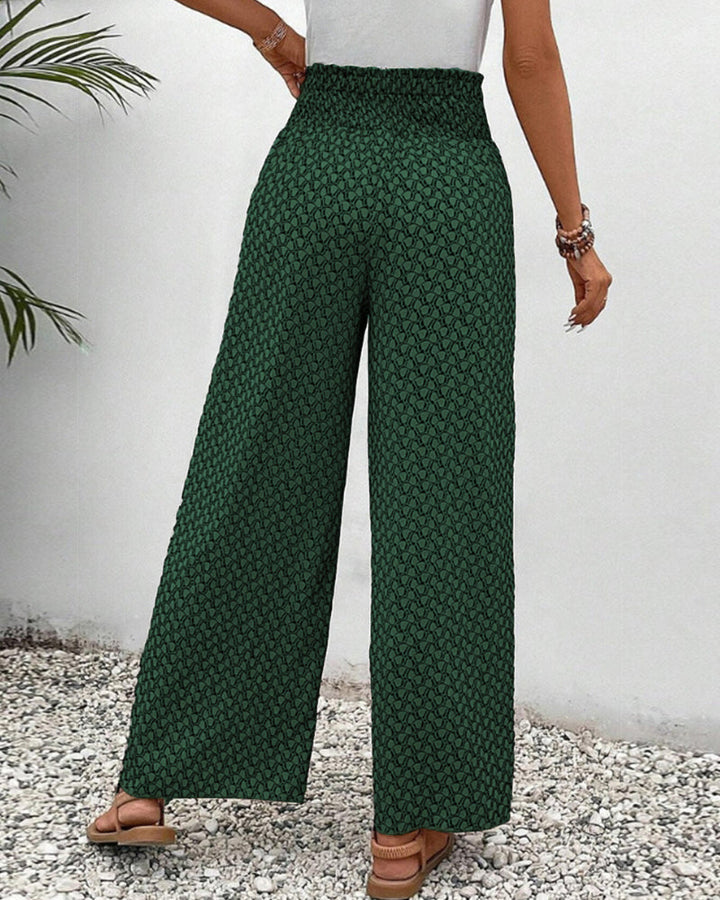 Bianca | Wide Leg Trousers with Relaxed Fit and Breathable Fabric