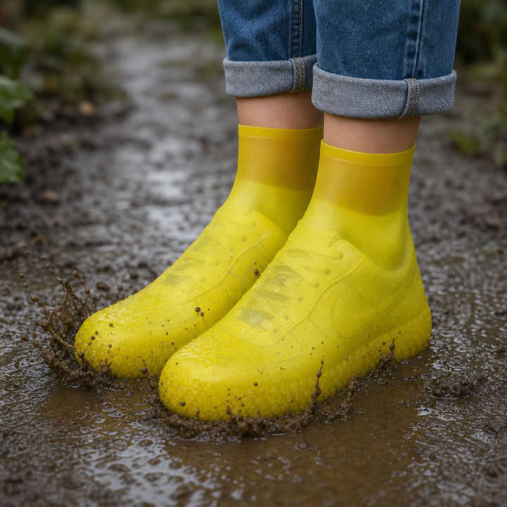 Callie | Unisex Overshoes with Textured Sole and Opening