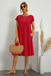 Norah | Women's Casual Dress with Pockets and Short Sleeves